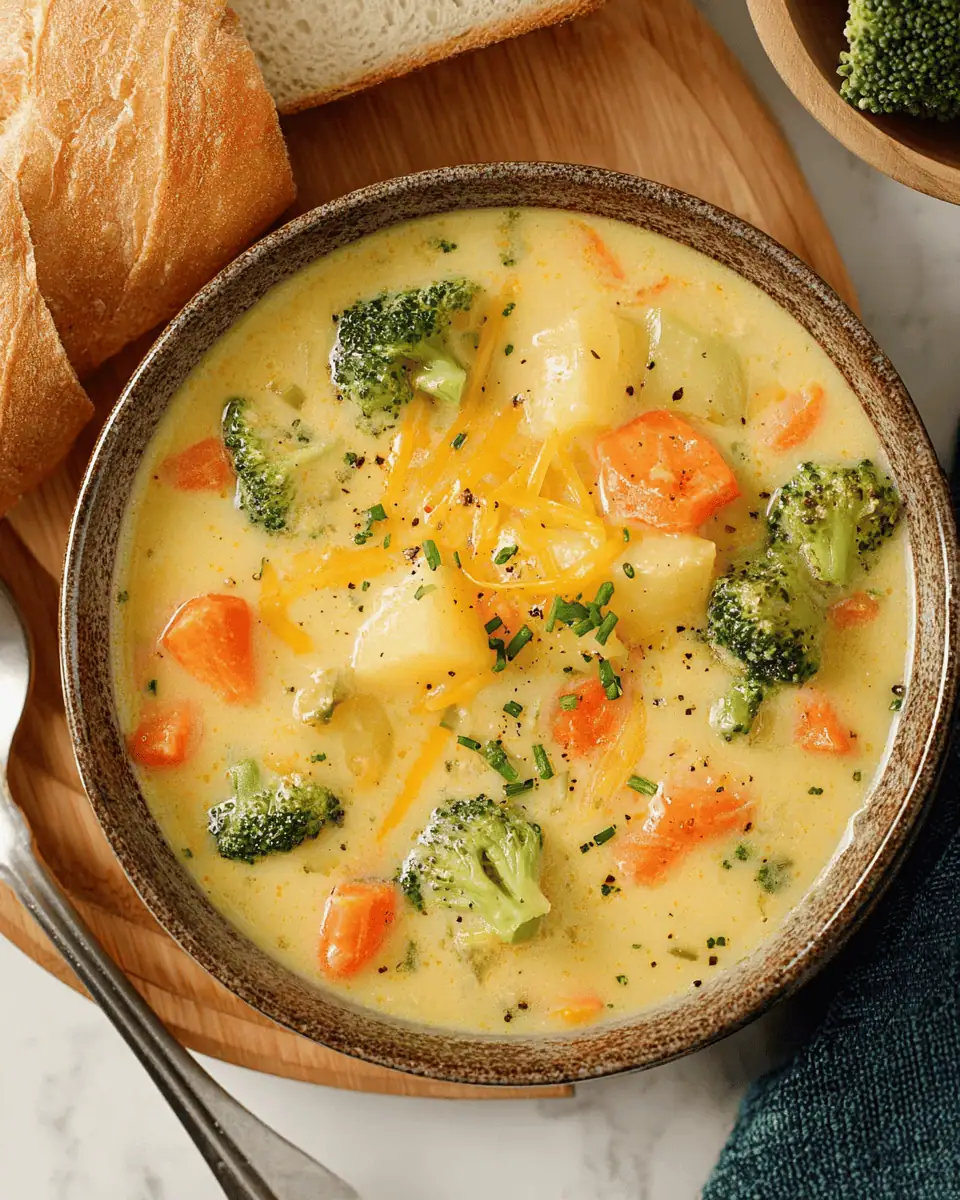 Master the Creamiest Cheesy Vegetable Soup Recipe